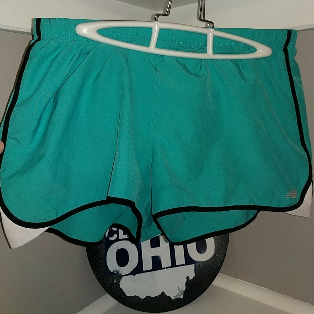 New Balance Teal Running Shorts